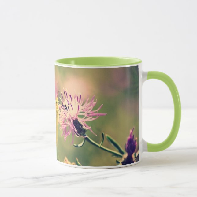 Caneca da borboleta & de café dos Wildflowers (Direita)