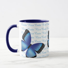 Caneca da borboleta de Costa Rica Morpho
