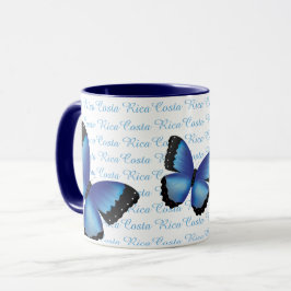 Caneca da borboleta de Costa Rica Morpho