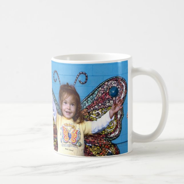 Caneca da borboleta de Eliza - meio (Direita)