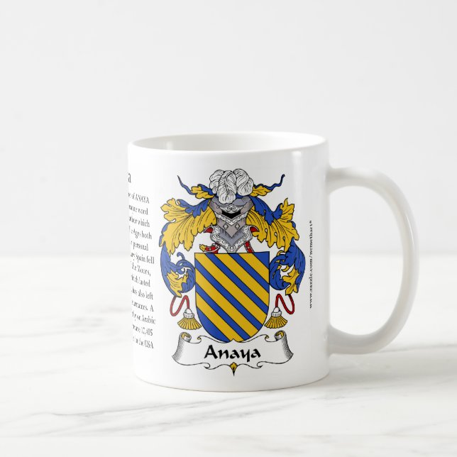 Caneca da brasão da família de Anaya (Direita)