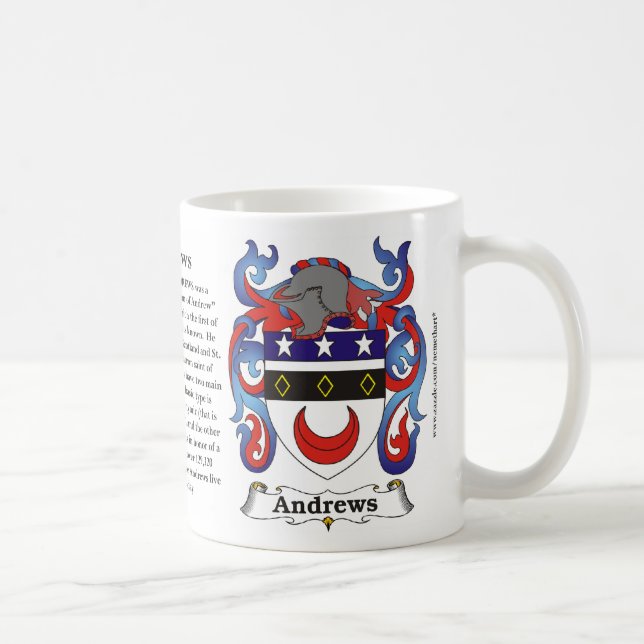 Caneca da brasão da família de Andrews (Direita)