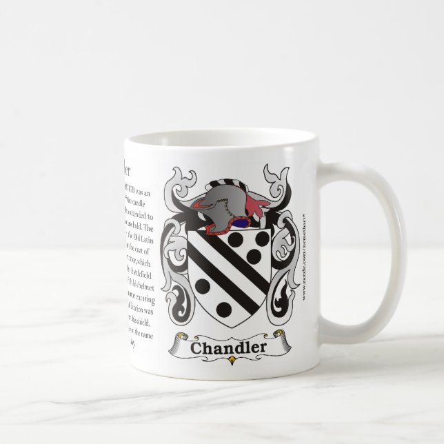 Caneca da brasão da família de Chandler (Direita)