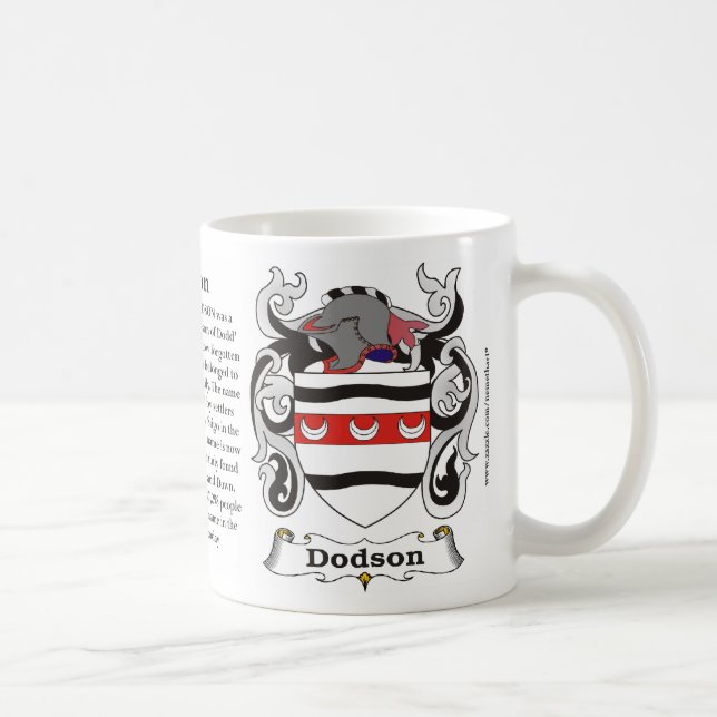 Caneca da brasão da família de Dodson (Direita)