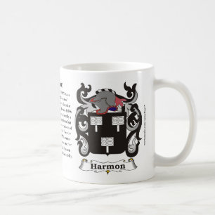 Caneca da brasão da família de Harmon