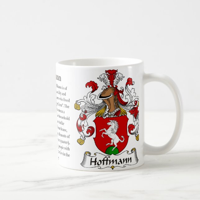 Caneca da brasão da família de Hoffman (Direita)