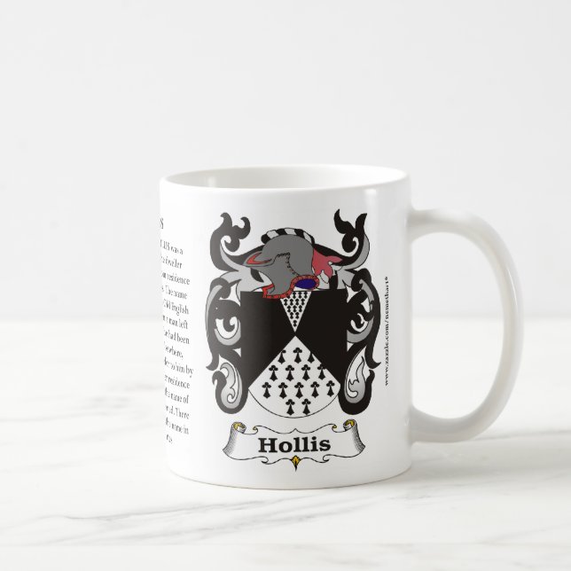 Caneca da brasão da família de Hollis (Direita)