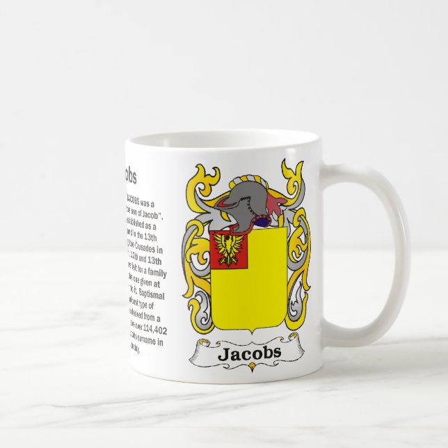 Caneca da brasão da família de Jacobs (Direita)