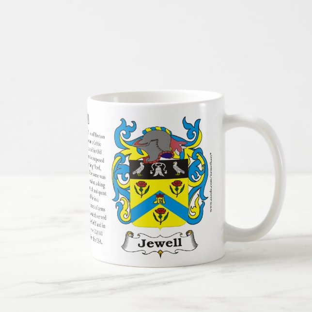 Caneca da brasão da família de Jewell (Direita)