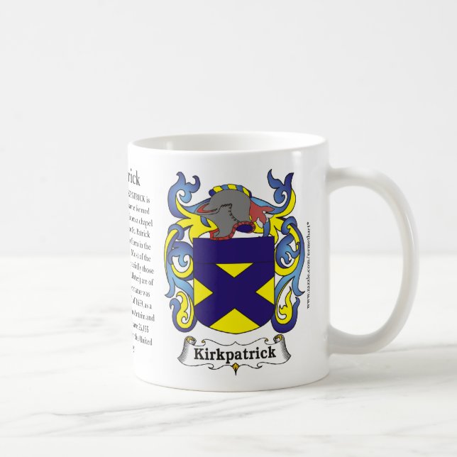 Caneca da brasão da família de Kirkpatrick (Direita)