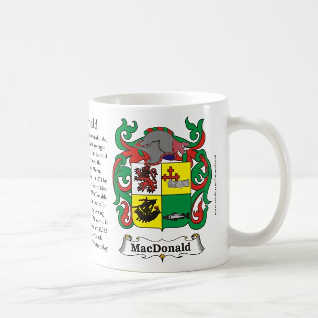 Caneca da brasão da família de MacDonald (Direita)