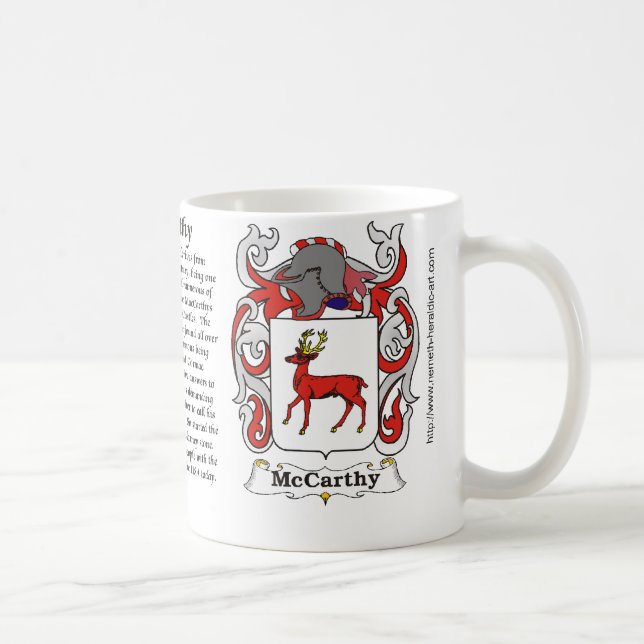 Caneca da brasão da família de McCarthy (Direita)