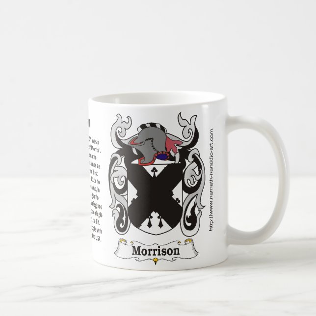 Caneca da brasão da família de Morrison (Direita)