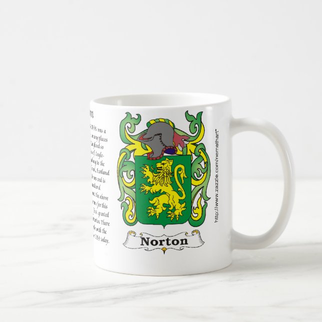 Caneca da brasão da família de Norton (Direita)