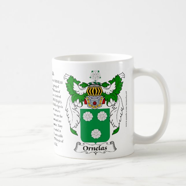 Caneca da brasão da família de Ornelas (Direita)