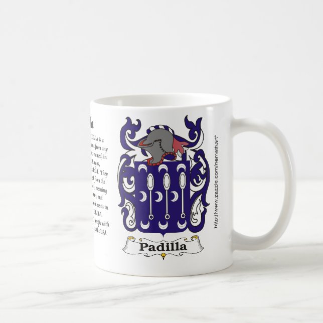 Caneca da brasão da família de Padilla (Direita)