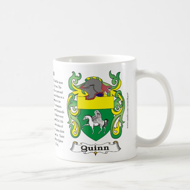 Caneca da brasão da família de Quinn (Direita)