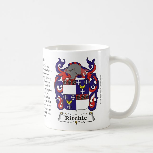 Caneca da brasão da família de Ritchie (Direita)