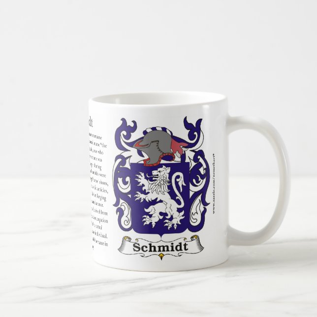 Caneca da brasão da família de Schmidt (Direita)