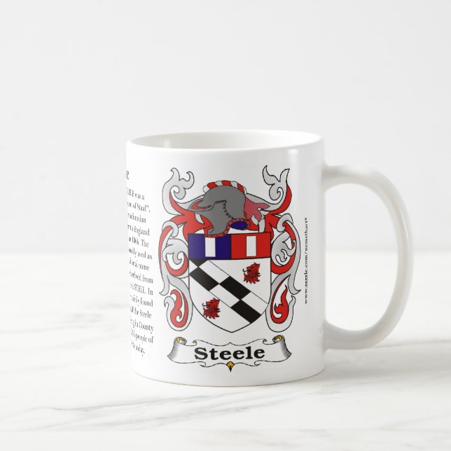 Caneca da brasão da família de Steele (Direita)