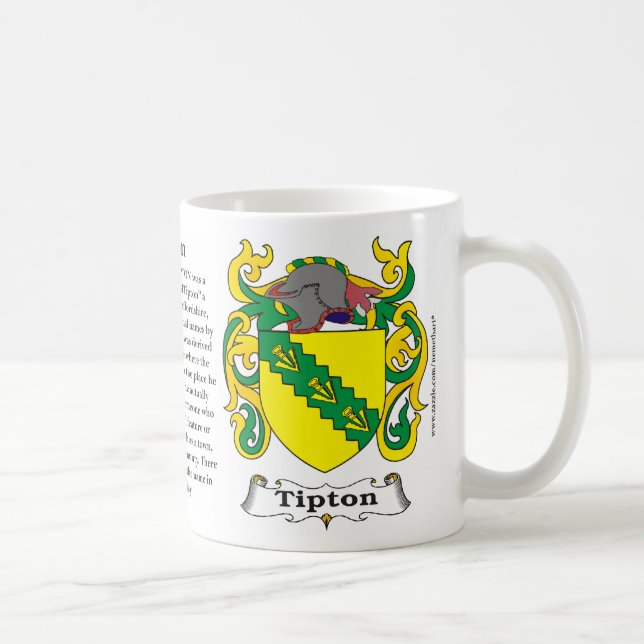 Caneca da brasão da família de Tipton (Direita)