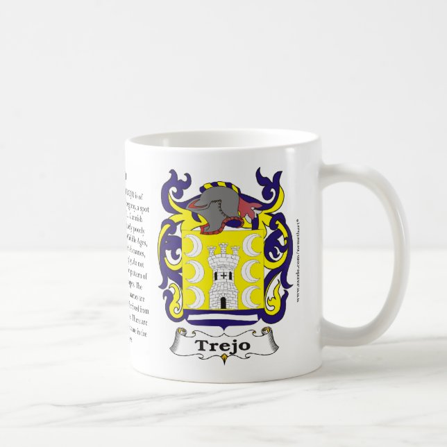 Caneca da brasão da família de Trejo (Direita)