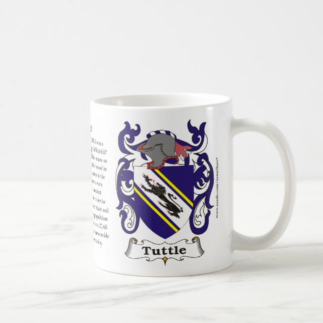 Caneca da brasão da família de Tuttle (Direita)