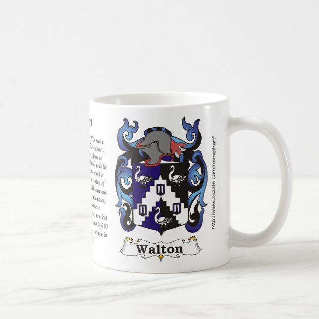 Caneca da brasão da família de Walton (Direita)