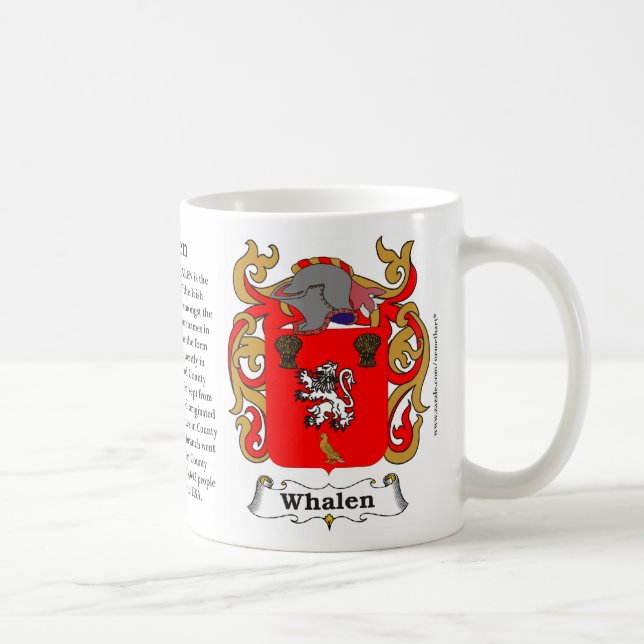 Caneca da brasão da família de Whalen (Direita)