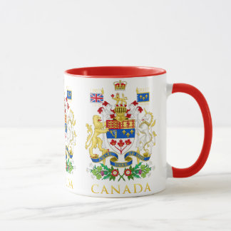Caneca da brasão de Canadá 150