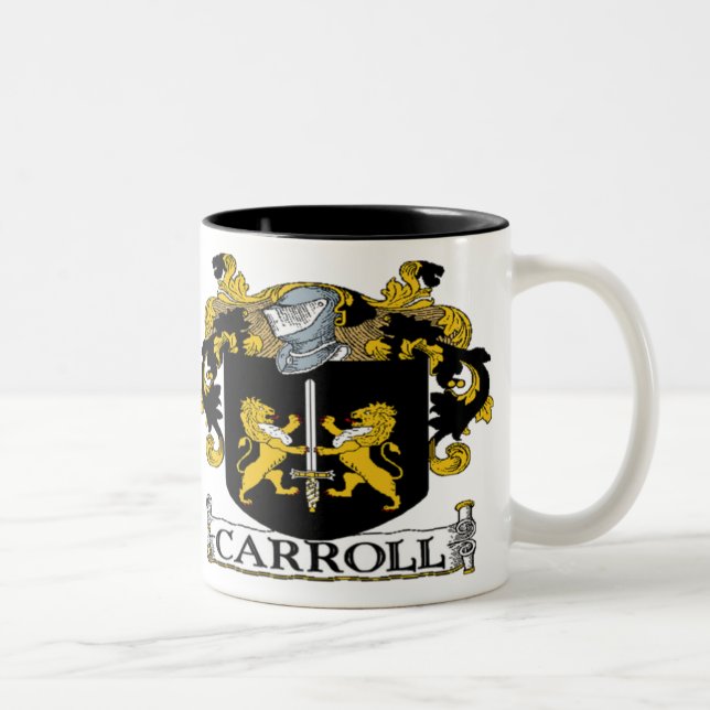 Caneca da brasão de Carroll (Direita)