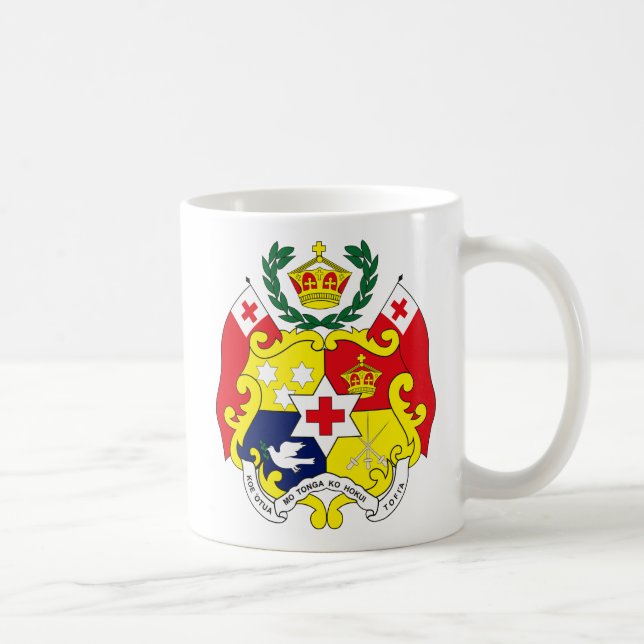 Caneca da brasão de Tonga (Direita)