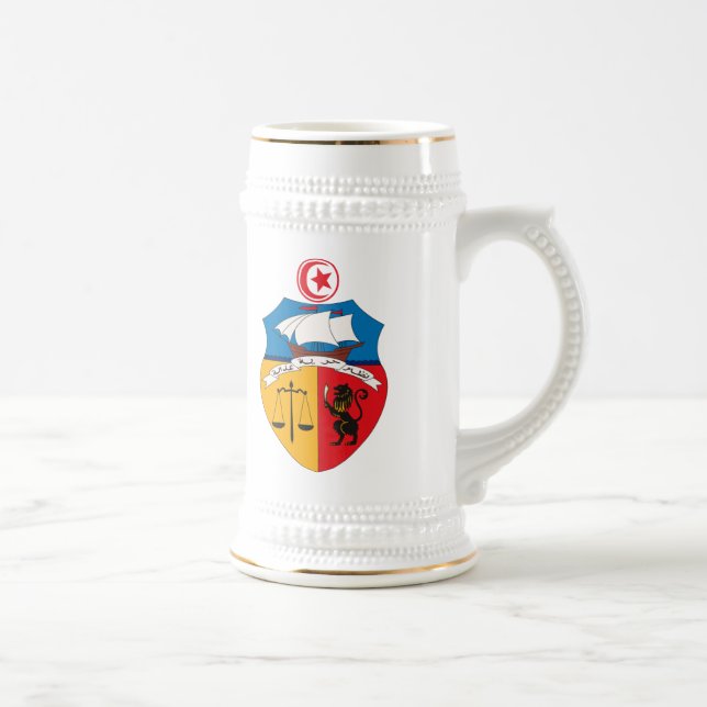 Caneca da brasão de Tunísia (Direita)
