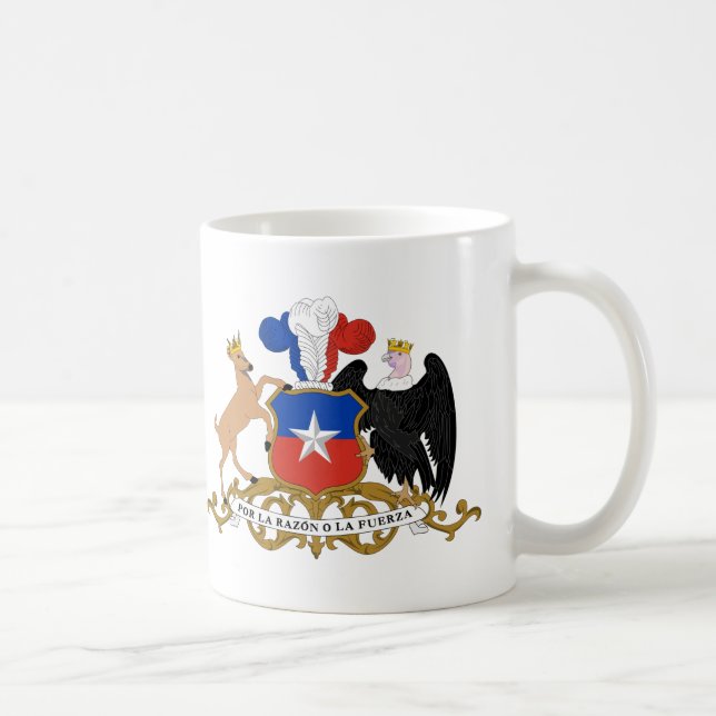 Caneca da brasão do Chile (Direita)