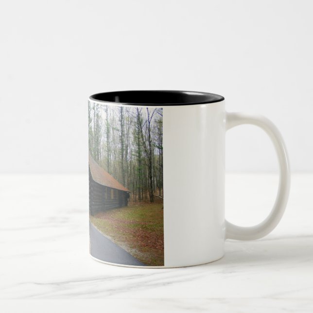 Caneca da cabana rústica de madeira (Direita)