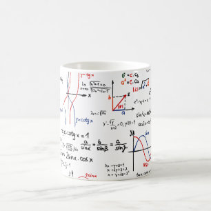 Caneca da cábula da matemática