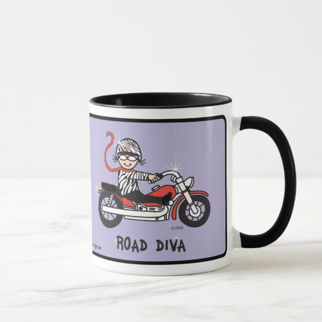 caneca da campainha da diva da estrada meia (Direita)