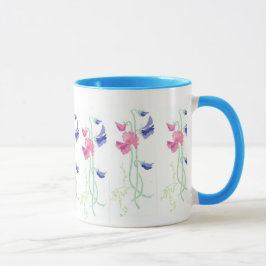 Caneca da campainha da ervilha doce