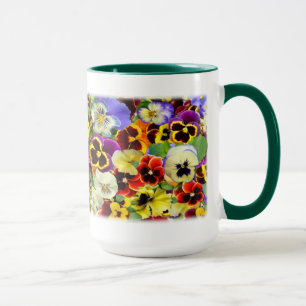 Caneca da campainha do ~ dos Pansies