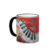 Caneca da campainha do piano