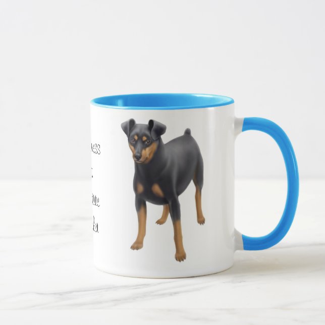 Caneca da campainha do Pinscher diminuto (Direita)