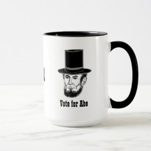 Caneca da campanha de Abe Lincoln