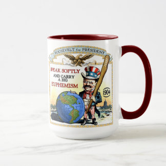 Caneca da campanha de Teddy Roosevelt 1904