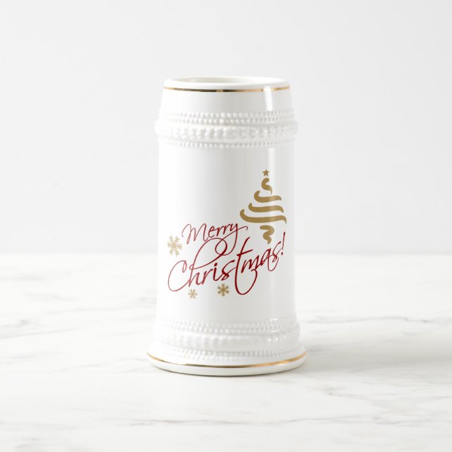 Caneca da caneca de cerveja do Feliz Natal (Centro)