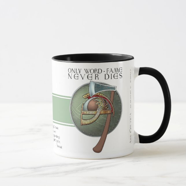 Caneca Da "caneca de Havamal da fama palavra" de Viking (Direita)