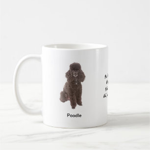 Caneca da caniche padrão - com duas imagens e um