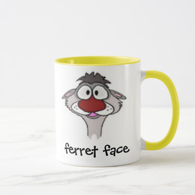 Caneca da cara da doninha (Direita)
