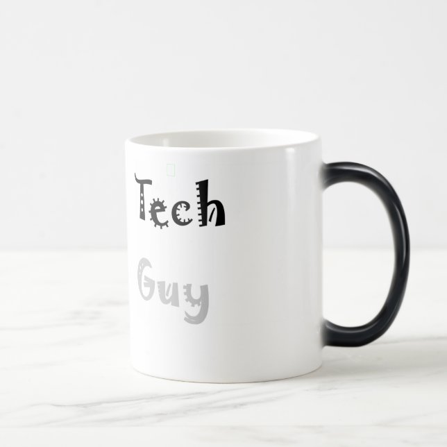 Caneca da cara da tecnologia! (Direita)
