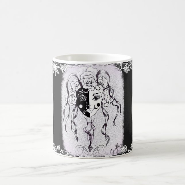 Caneca da cara de dançarino de balé (Centro)