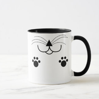 Caneca da cara do gato